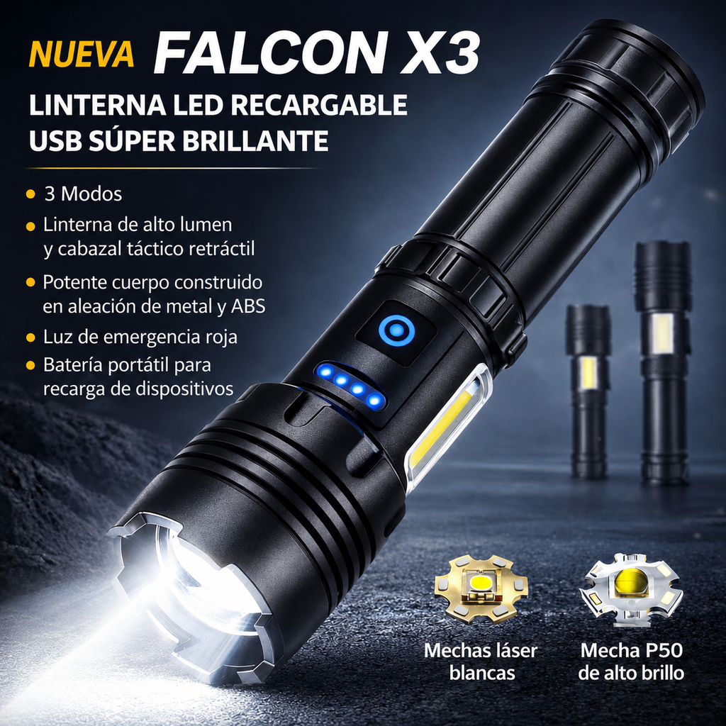 Linterna Falcon X3 Tactical
